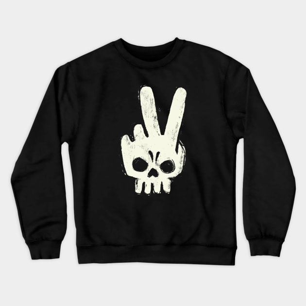 Skull Hand Crewneck Sweatshirt by Walmazan